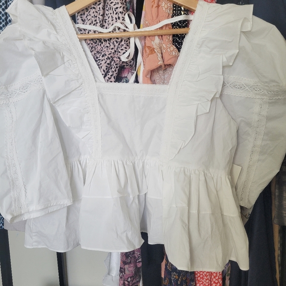 by the river Tops - By The River White Blouse